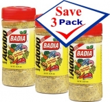 Badia Adobo Seasoning with pepper 3.75 oz Pack of 3