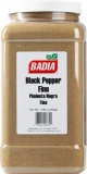 Badia Black Pepper Ground Fine 4 lbs