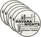 "Havana Nights Coaster Set 4"" Set of 6"