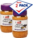 Badia Minced Garlic in Water 8 oz Pack of 2
