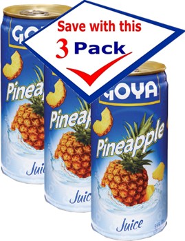 Goya Pineapple Juice 9.6 Oz Pack of 3