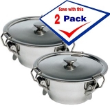 "Flan mold stainless steel 7"" Conical Shape. Stainless Steel"