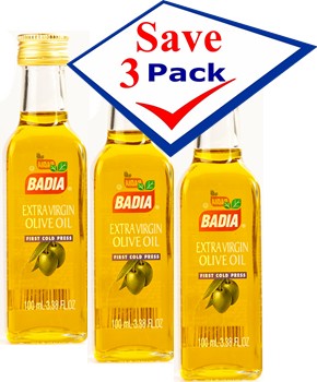 Badia Extra Virgin Olive Oil 100 ml Pack of 3